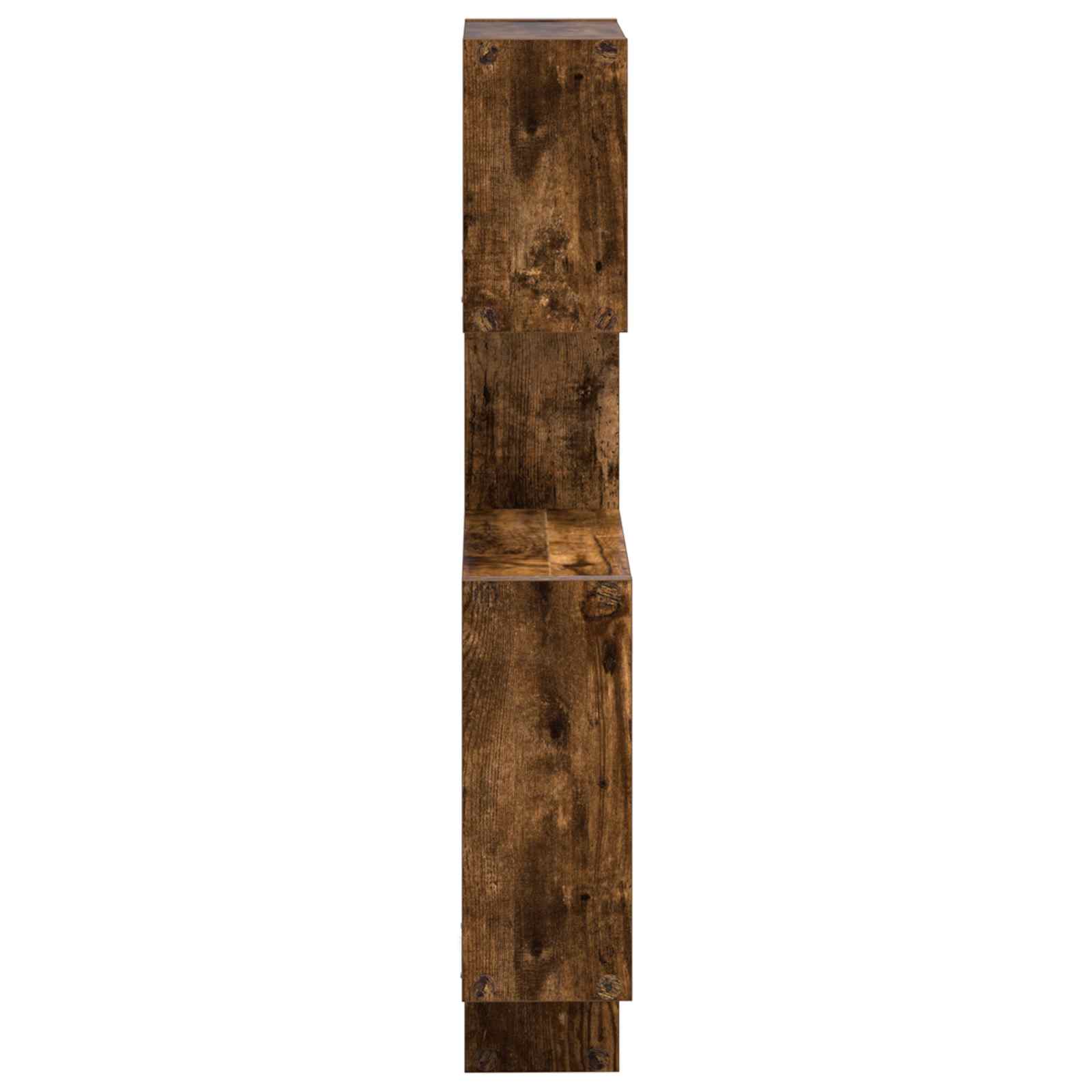 Wand Cube Planken Muurmontage Bruin 64 x 13,5 x 91,5 cm