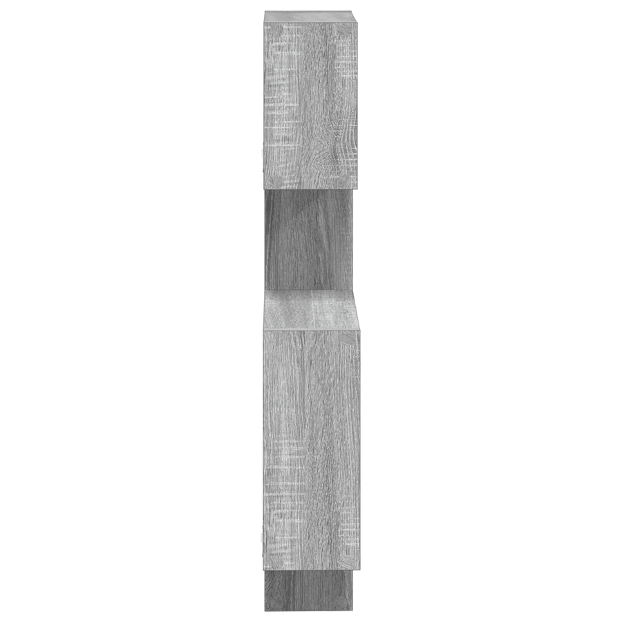 Wand Cube Planken Muurmontage Grijs 64 x 13,5 x 91,5 cm