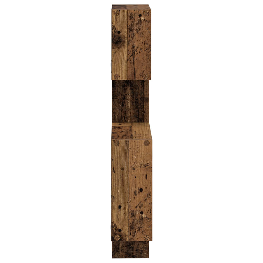 Wand Cube Planken Muurmontage Bruin 64 x 13,5 x 91,5 cm