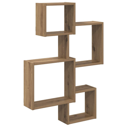 Wand Cube Planken Muurmontage Bruin 64 x 13,5 x 91,5 cm