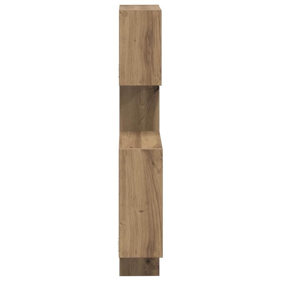 Wand Cube Planken Muurmontage Bruin 64 x 13,5 x 91,5 cm
