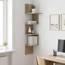 Wandplank Muurmontage Bruin 32 x 21 x 107 cm Bewerkt hout
