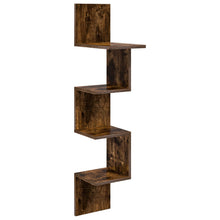 Wandplank Muurmontage Bruin 32 x 21 x 107 cm Bewerkt hout