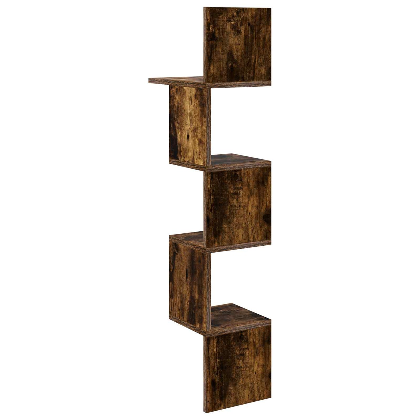 Wandplank Muurmontage Bruin 32 x 21 x 107 cm Bewerkt hout