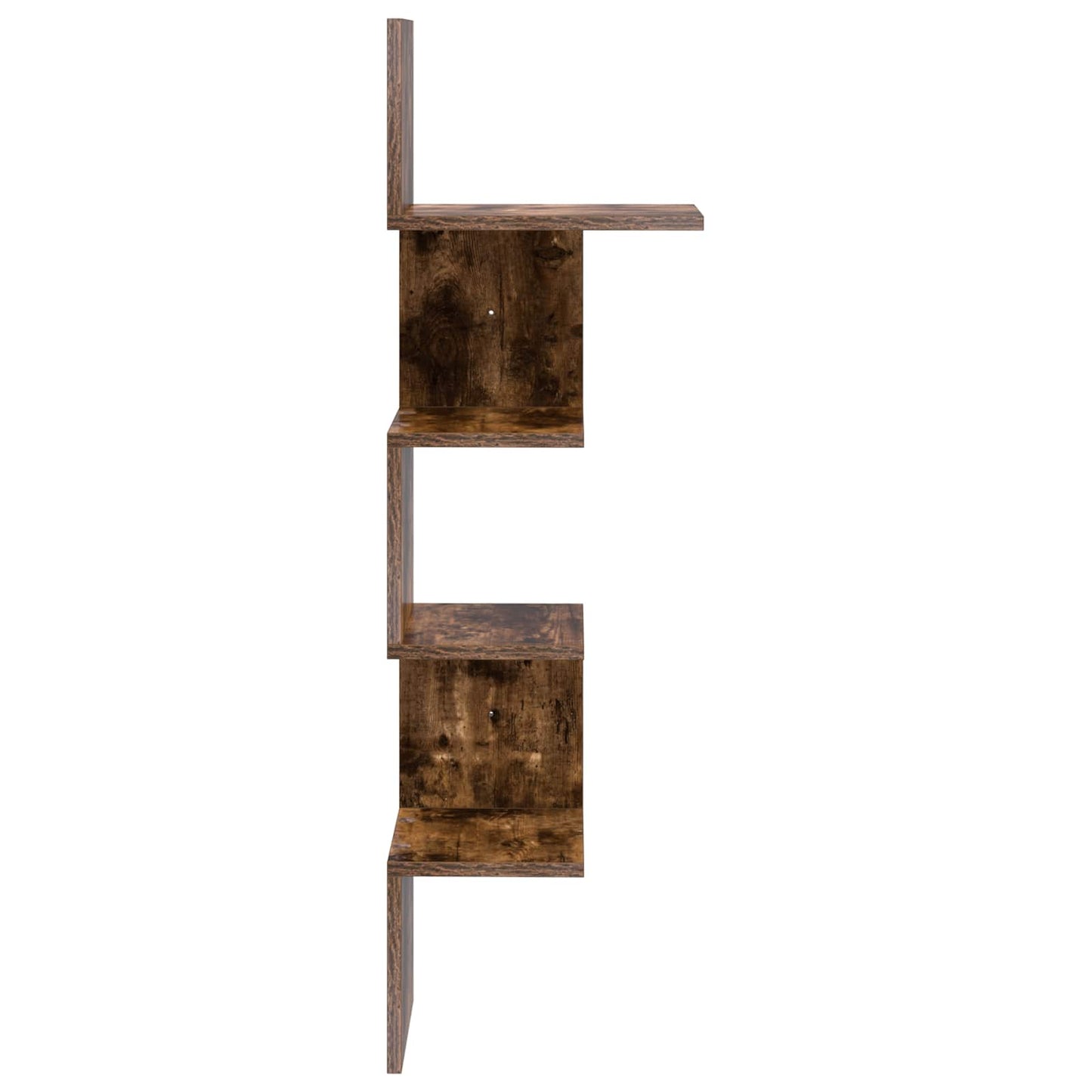Wandplank Muurmontage Bruin 32 x 21 x 107 cm Bewerkt hout