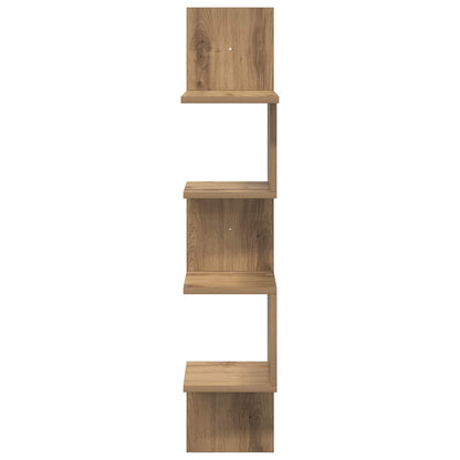 Wandplank Muurmontage Bruin 32 x 21 x 107 cm Bewerkt hout