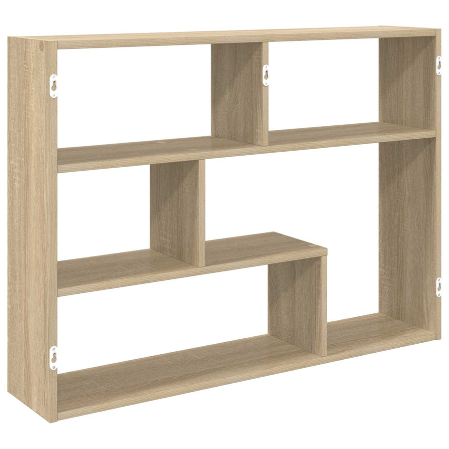 Wandplank Muurmontage Bruin 95 x 20 x 69,5 cm Bewerkt hout