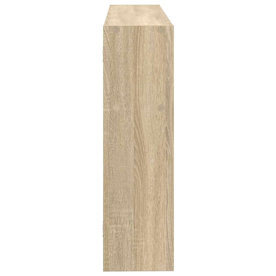 Wandplank Muurmontage Bruin 95 x 20 x 69,5 cm Bewerkt hout