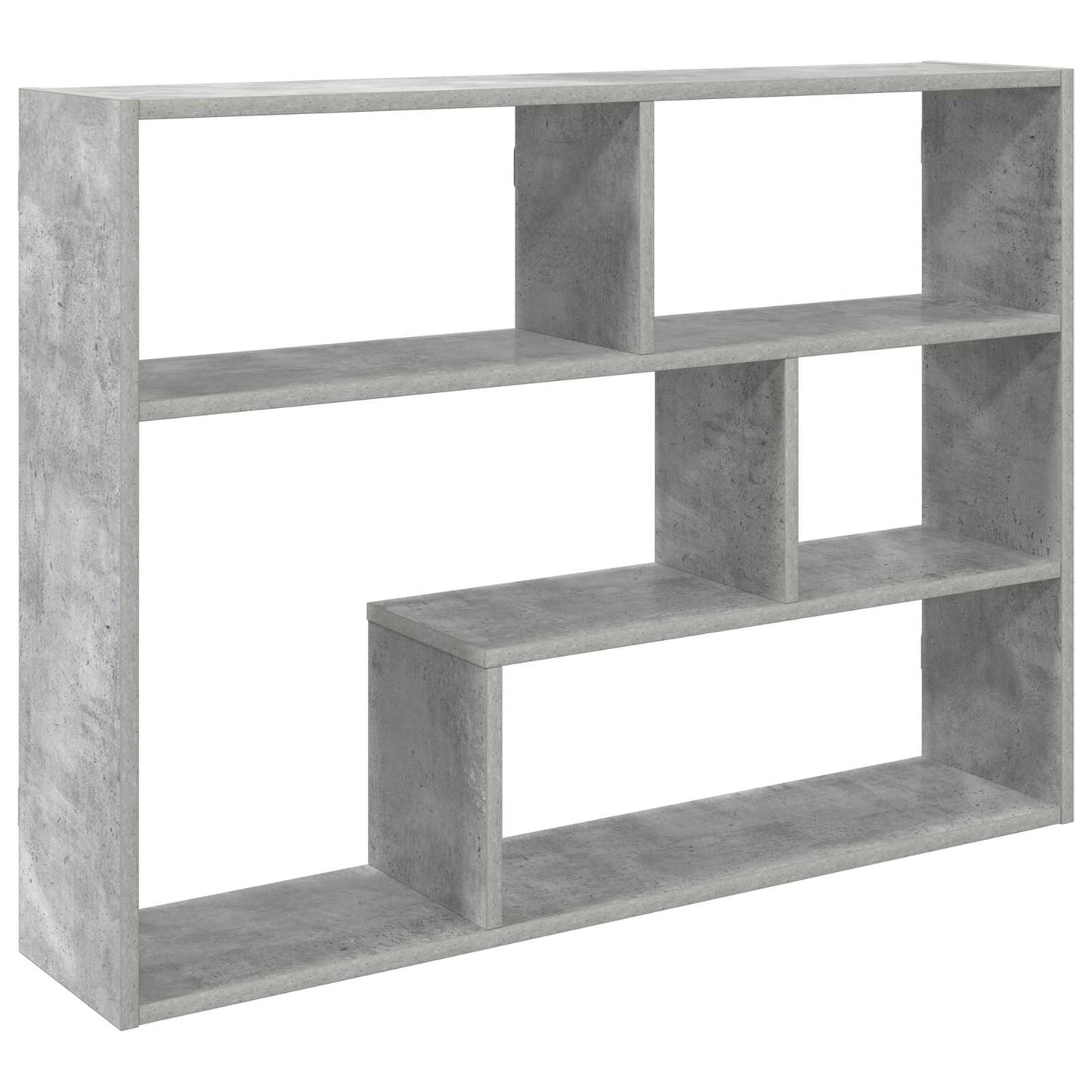 Wandplank Muurmontage Grijs 95 x 20 x 69,5 cm Bewerkt hout