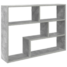 Wandplank Muurmontage Grijs 95 x 20 x 69,5 cm Bewerkt hout