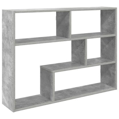 Wandplank Muurmontage Grijs 95 x 20 x 69,5 cm Bewerkt hout
