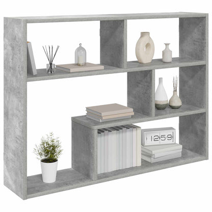 Wandplank Muurmontage Grijs 95 x 20 x 69,5 cm Bewerkt hout