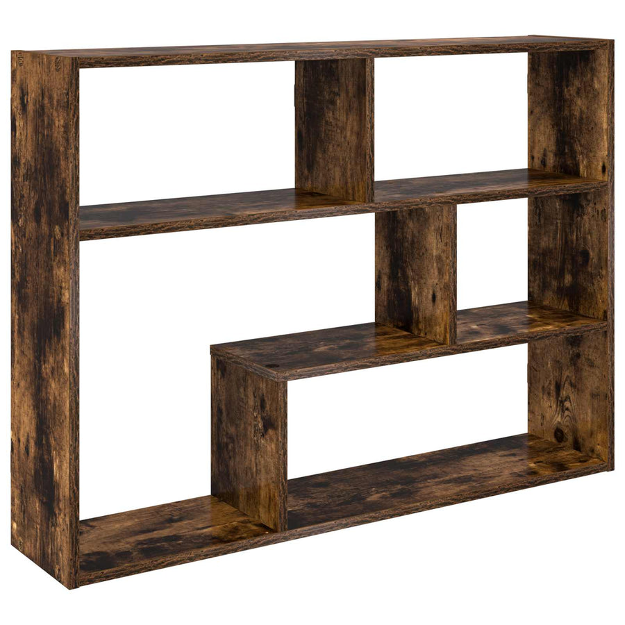 Wandplank Muurmontage Bruin 95 x 20 x 69,5 cm Bewerkt hout