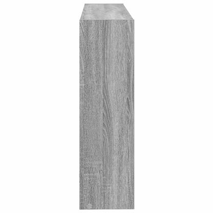 Wandplank Muurmontage Grijs 95 x 20 x 69,5 cm Bewerkt hout