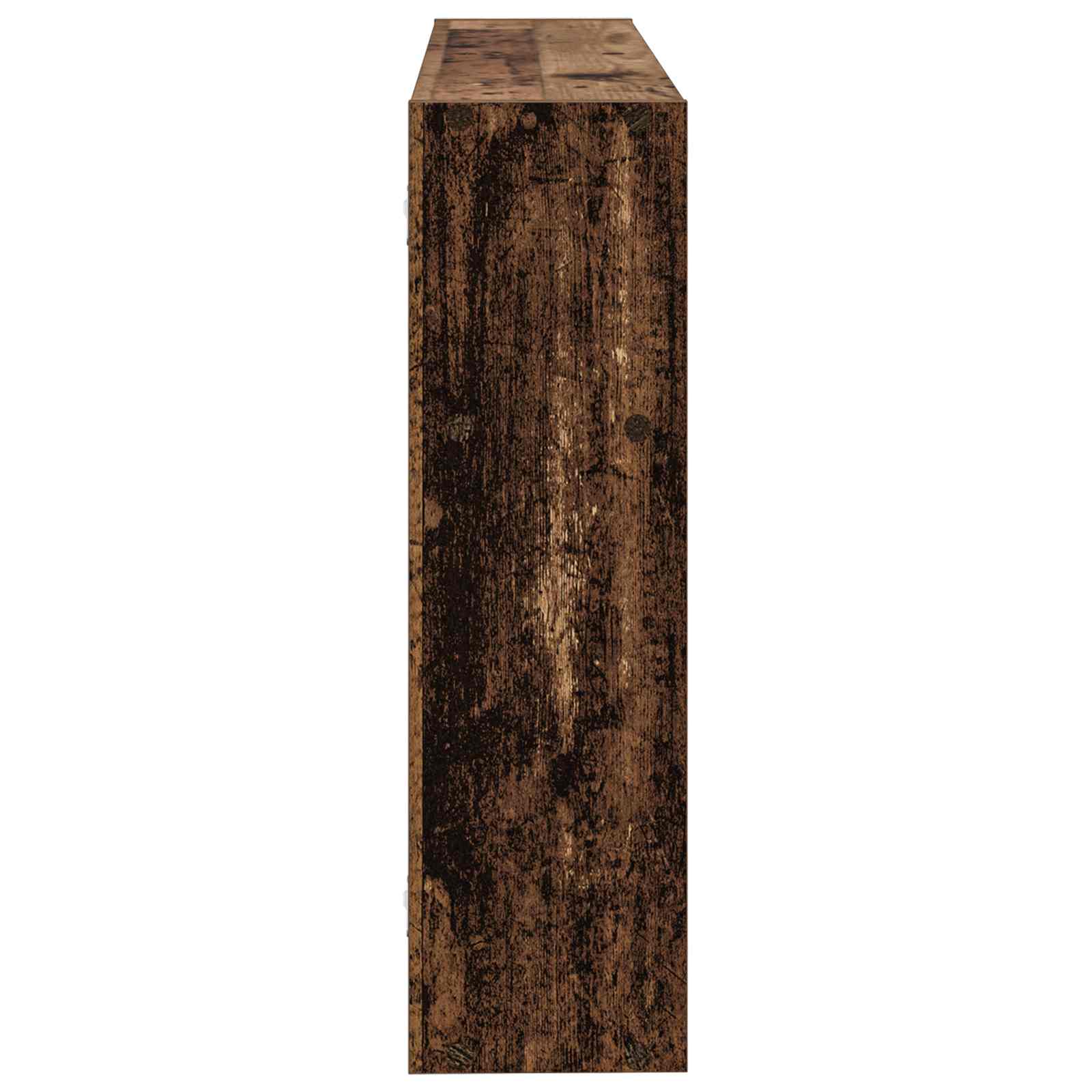 Wandplank Muurmontage Bruin 95 x 20 x 69,5 cm Bewerkt hout