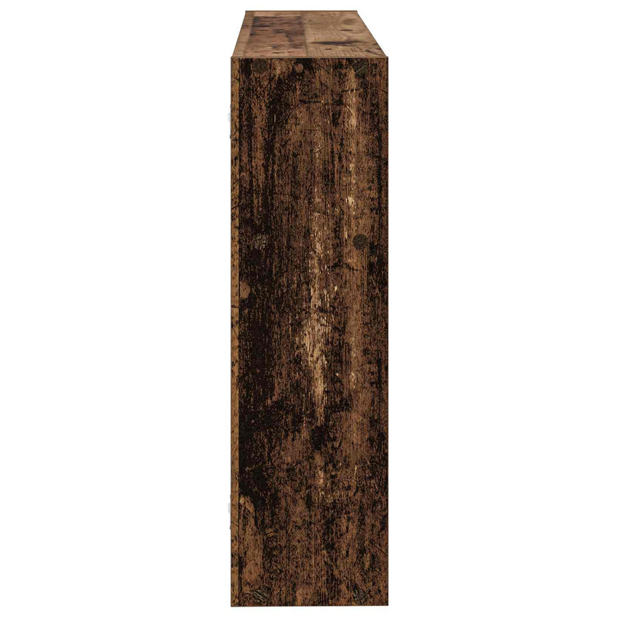 Wandplank Muurmontage Bruin 95 x 20 x 69,5 cm Bewerkt hout