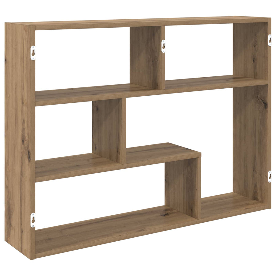 Wandplank Muurmontage Bruin 95 x 20 x 69,5 cm Bewerkt hout