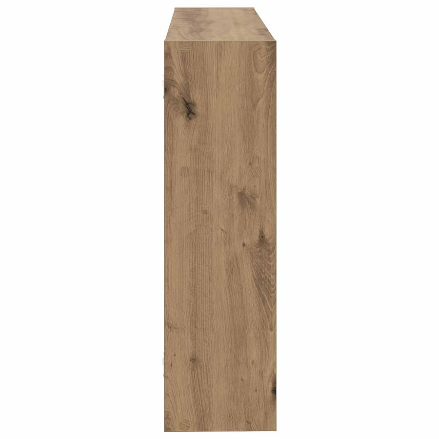 Wandplank Muurmontage Bruin 95 x 20 x 69,5 cm Bewerkt hout