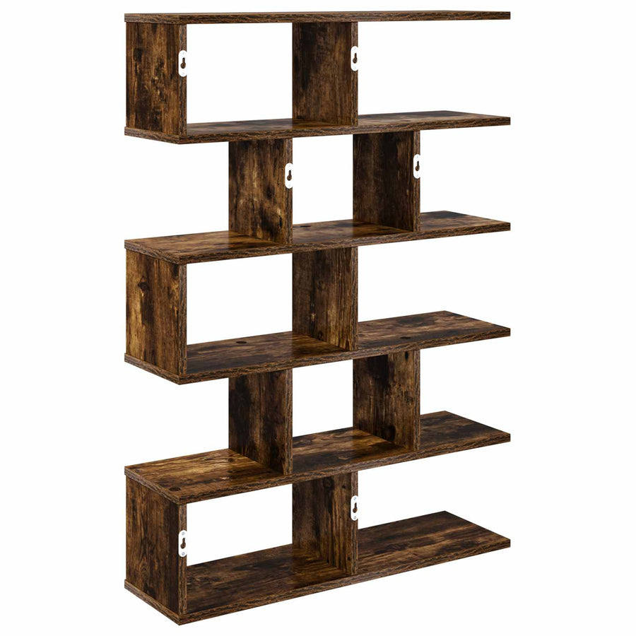 Wandplank Gerookt eiken 70 x 20 x 100 cm Bewerkt hout