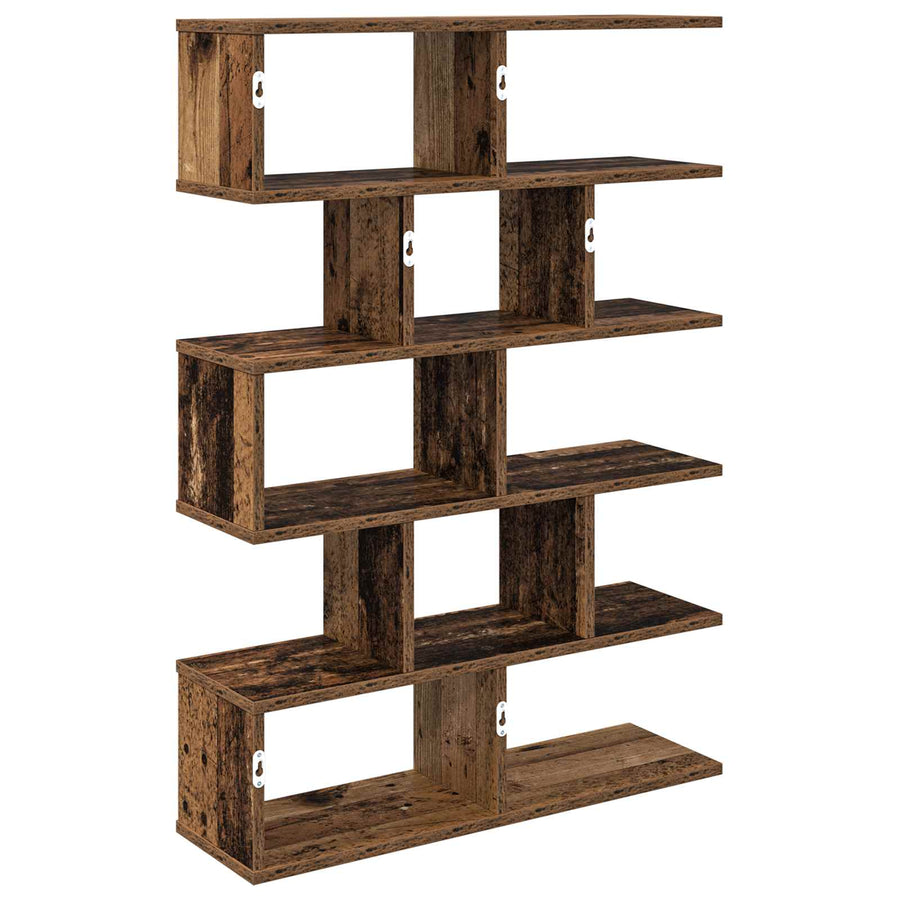 Wandplank Oud hout 70 x 20 x 100 cm Bewerkt hout