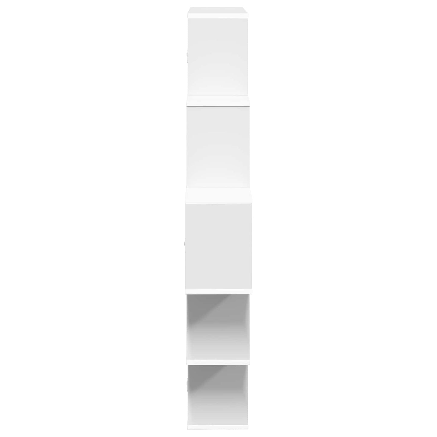 Wandplank Wit 120 x 20 x 136 cm Bewerkt hout