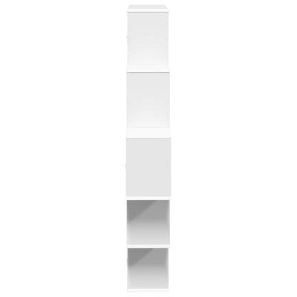 Wandplank Wit 120 x 20 x 136 cm Bewerkt hout
