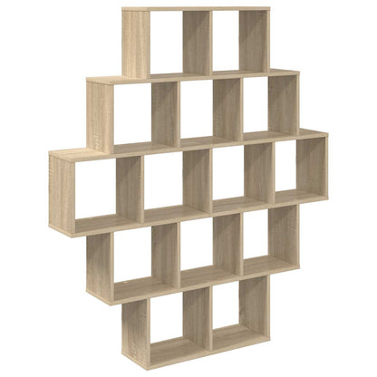 Wandplank Sonoma Eiken 120 x 20 x 136 cm Bewerkt hout