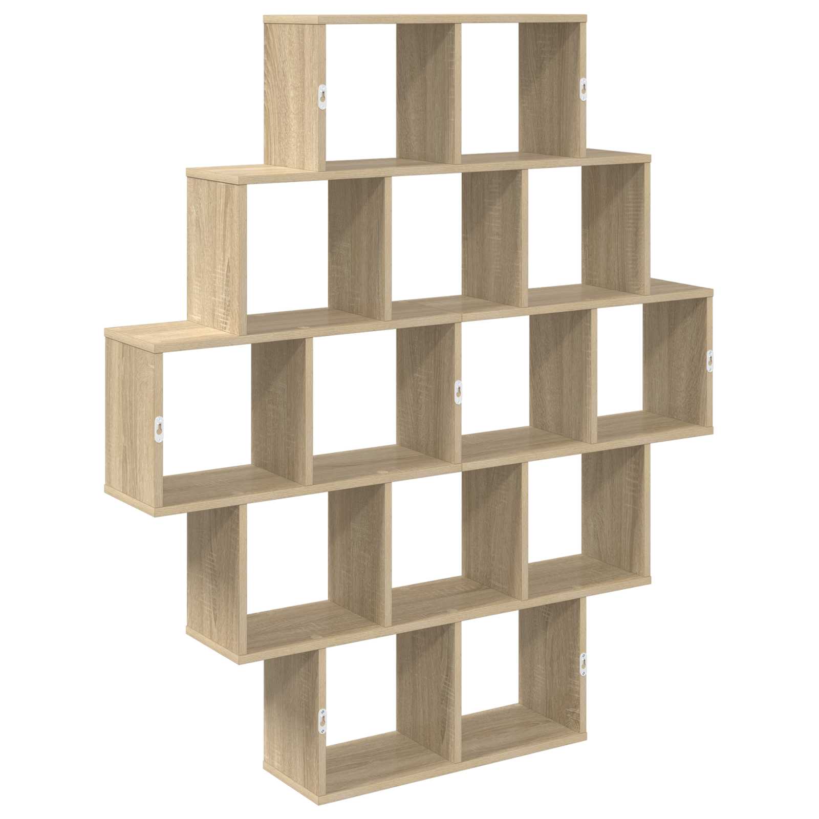 Wandplank Sonoma Eiken 120 x 20 x 136 cm Bewerkt hout