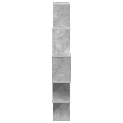 Wandplank Betongrijs 120 x 20 x 136 cm Bewerkt hout