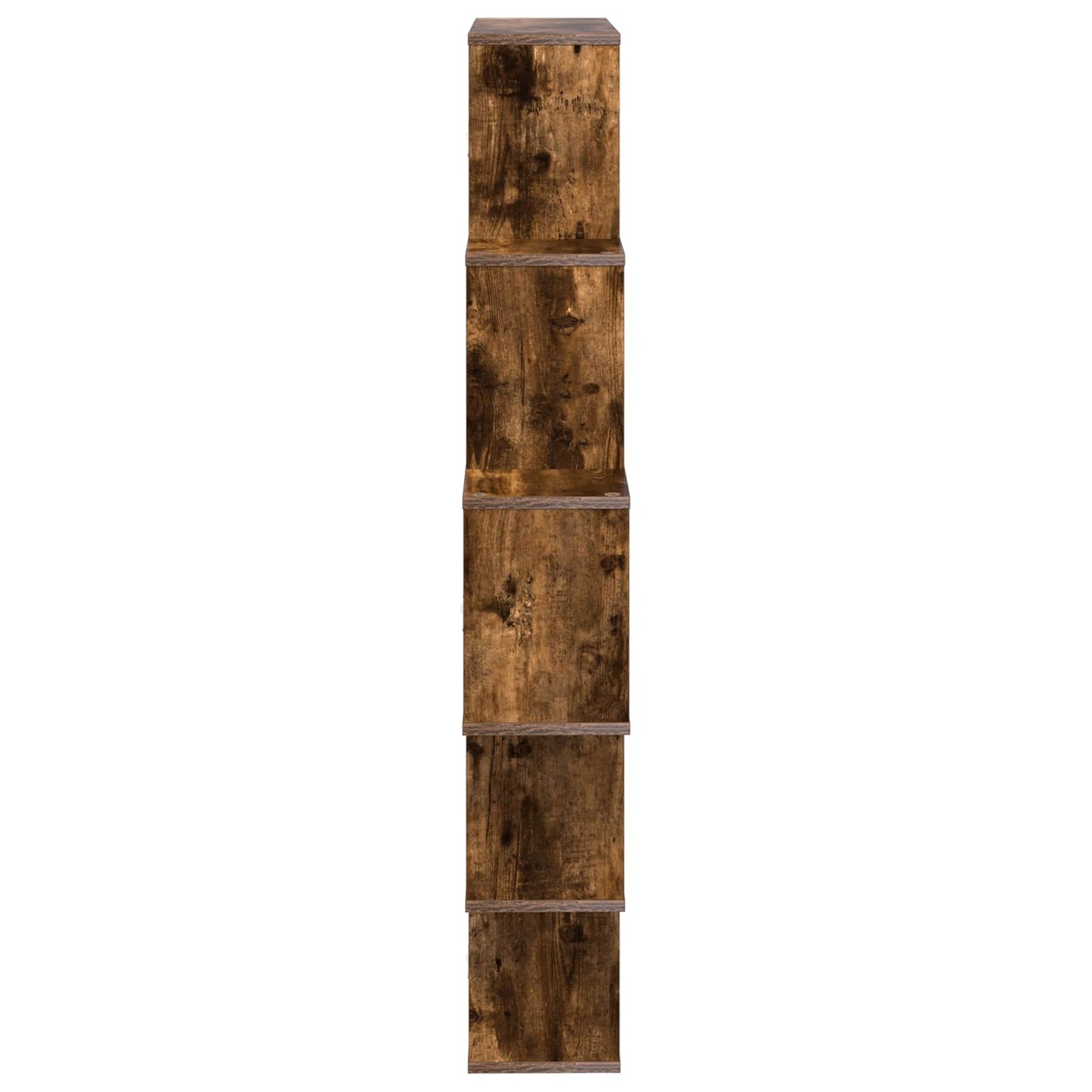 Wandplank Gerookt eiken 120 x 20 x 136 cm Bewerkt hout