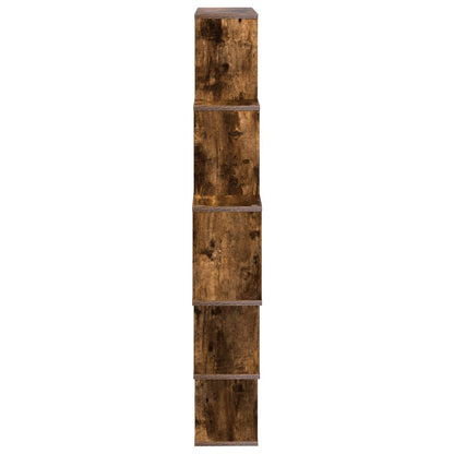 Wandplank Gerookt eiken 120 x 20 x 136 cm Bewerkt hout