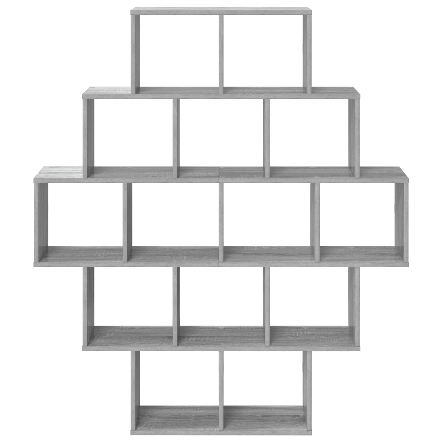 Wandplank Grijs Sonoma 120 x 20 x 136 cm Bewerkt hout