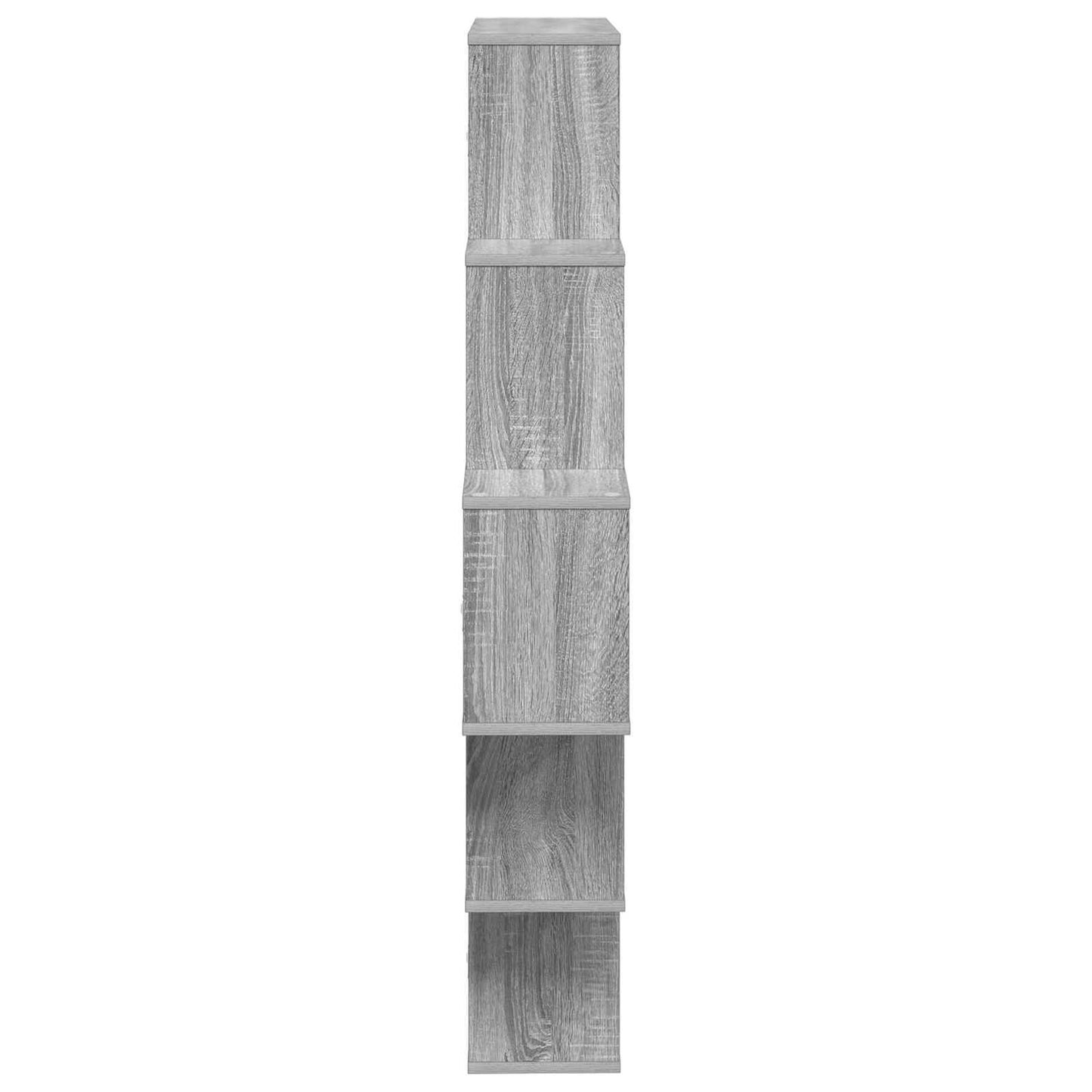 Wandplank Grijs Sonoma 120 x 20 x 136 cm Bewerkt hout