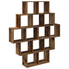 Wandplank Oud hout 120 x 20 x 136 cm Bewerkt hout