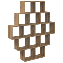 Wandplank Artisanaal eiken 120 x 20 x 136 cm Bewerkt hout