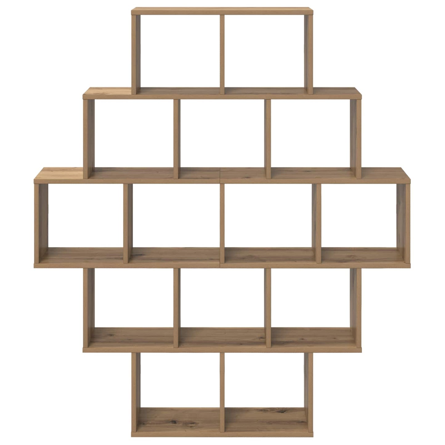 Wandplank Artisanaal eiken 120 x 20 x 136 cm Bewerkt hout