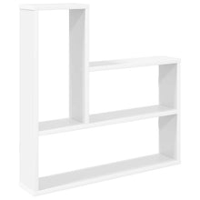 Wandplank Wit 60 x 11 x 60 cm Bewerkt hout