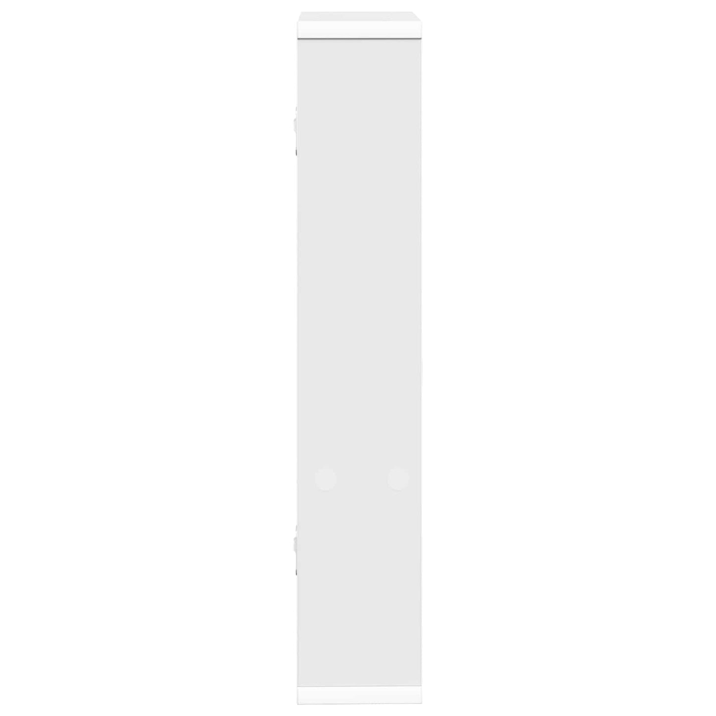 Wandplank Wit 60 x 11 x 60 cm Bewerkt hout