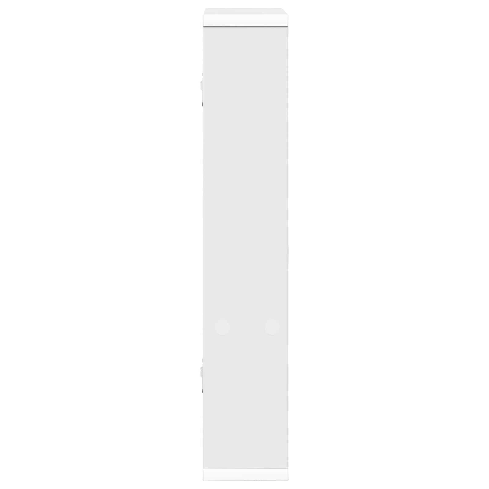 Wandplank Wit 60 x 11 x 60 cm Bewerkt hout