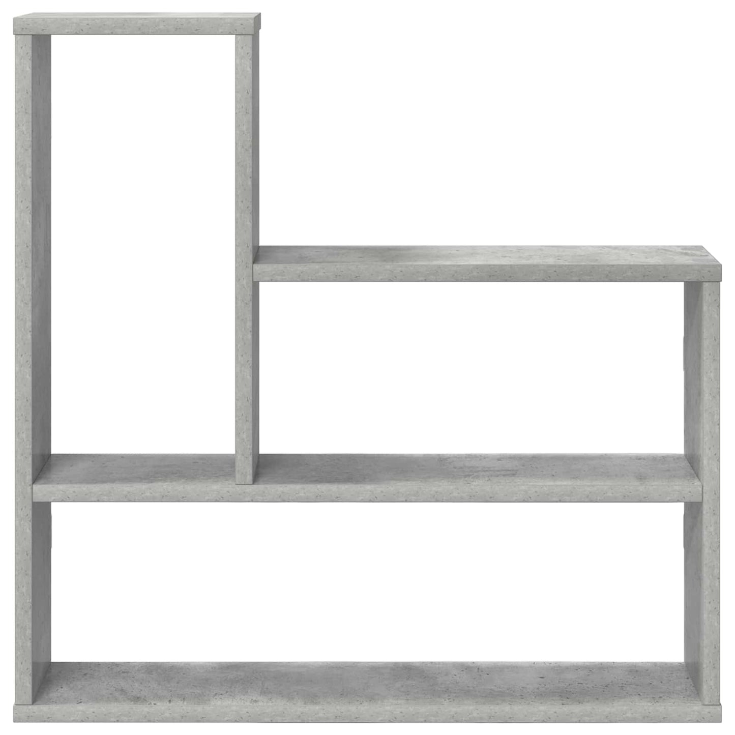 Wandplank Betongrijs 60 x 11 x 60 cm Bewerkt hout