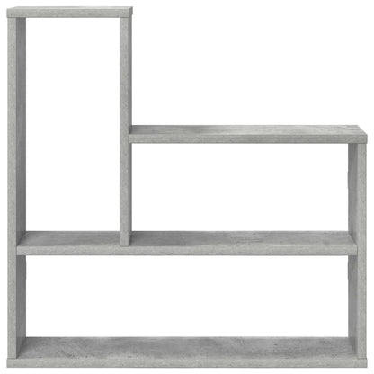 Wandplank Betongrijs 60 x 11 x 60 cm Bewerkt hout