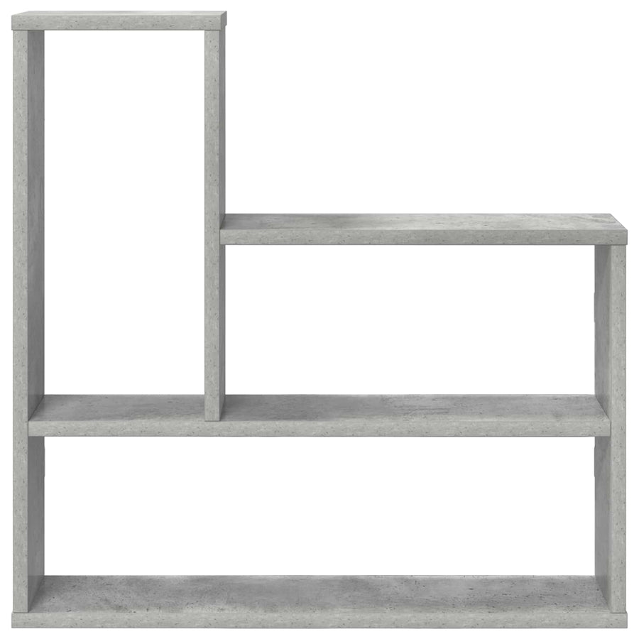 Wandplank Betongrijs 60 x 11 x 60 cm Bewerkt hout