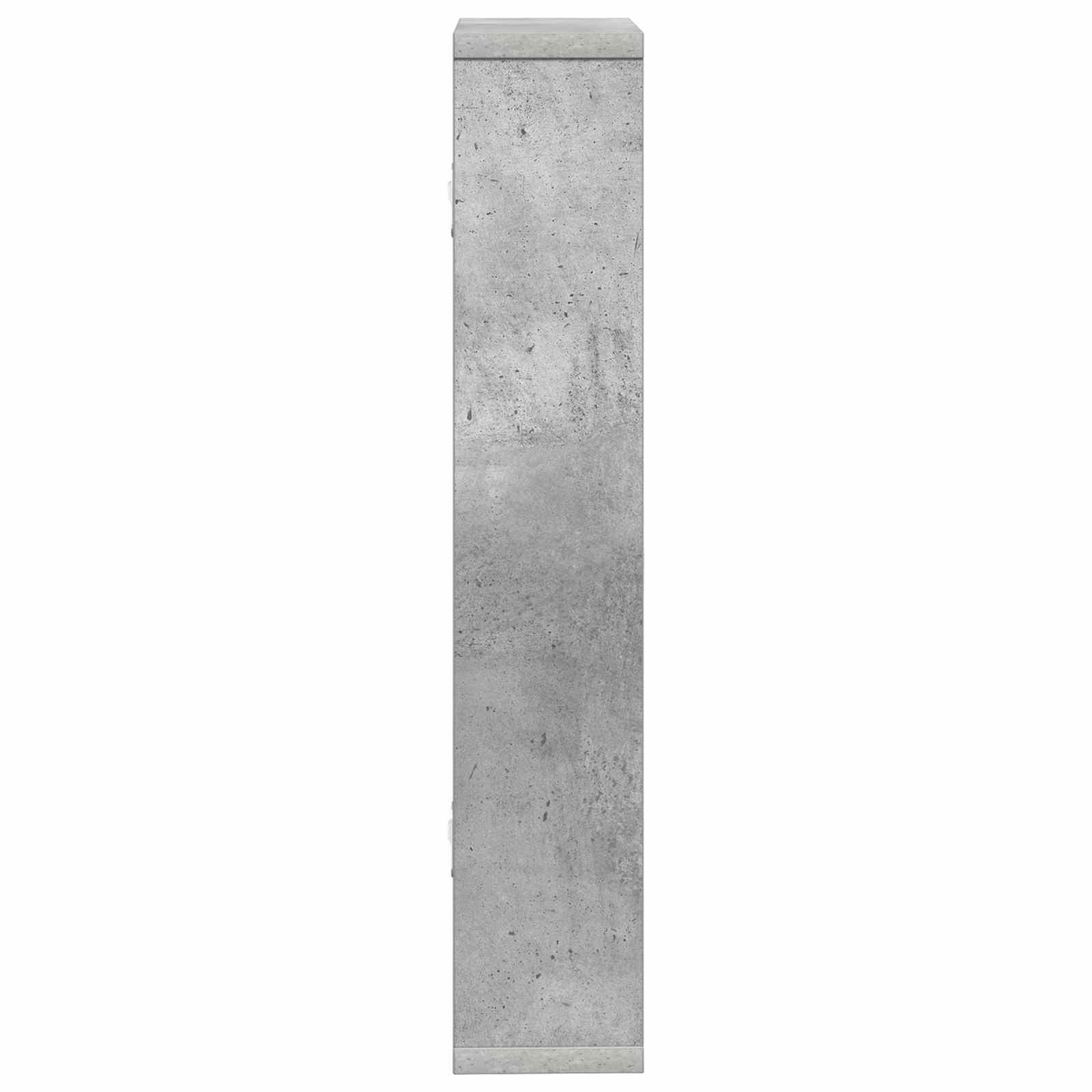 Wandplank Betongrijs 60 x 11 x 60 cm Bewerkt hout