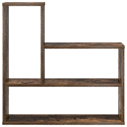 Wandplank Gerookt eiken 60 x 11 x 60 cm Bewerkt hout