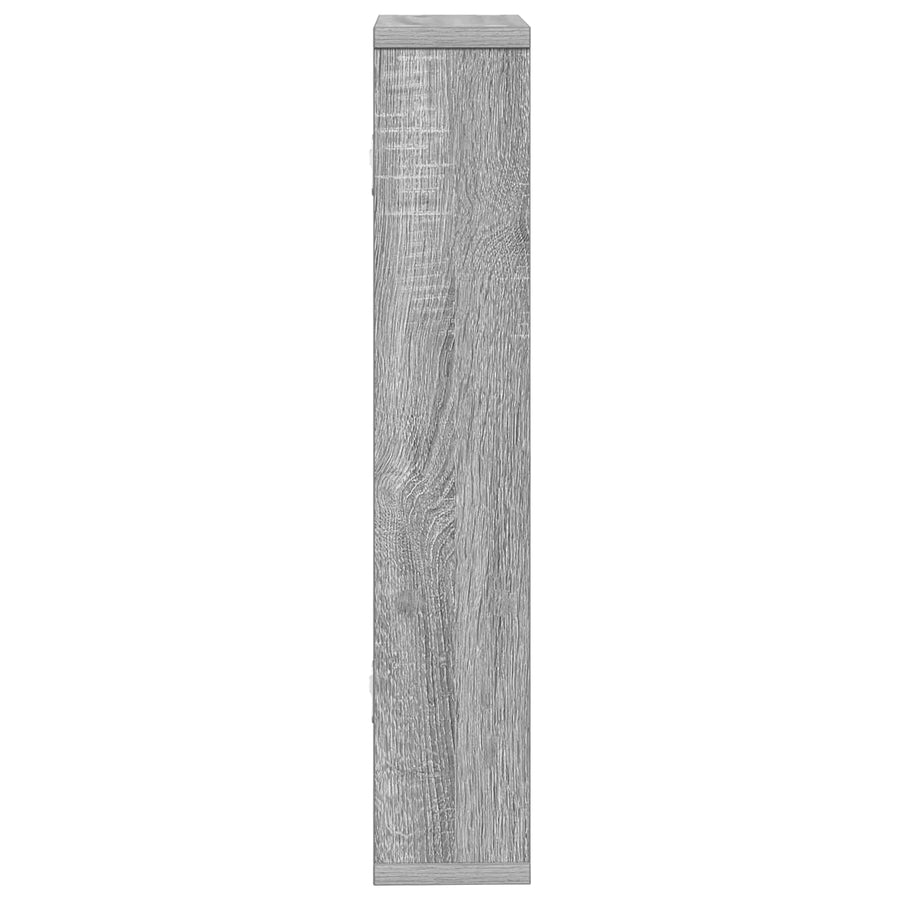 Wandplank Grijs Sonoma 60 x 11 x 60 cm Bewerkt hout