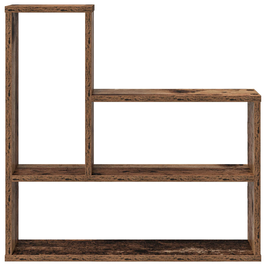 Wandplank Oud hout 60 x 11 x 60 cm Bewerkt hout