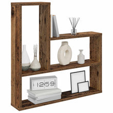 Wandplank Oud hout 60 x 11 x 60 cm Bewerkt hout