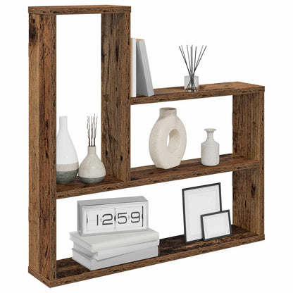 Wandplank Oud hout 60 x 11 x 60 cm Bewerkt hout
