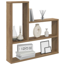 Wandplank Artisanaal eiken 60 x 11 x 60 cm Bewerkt hout