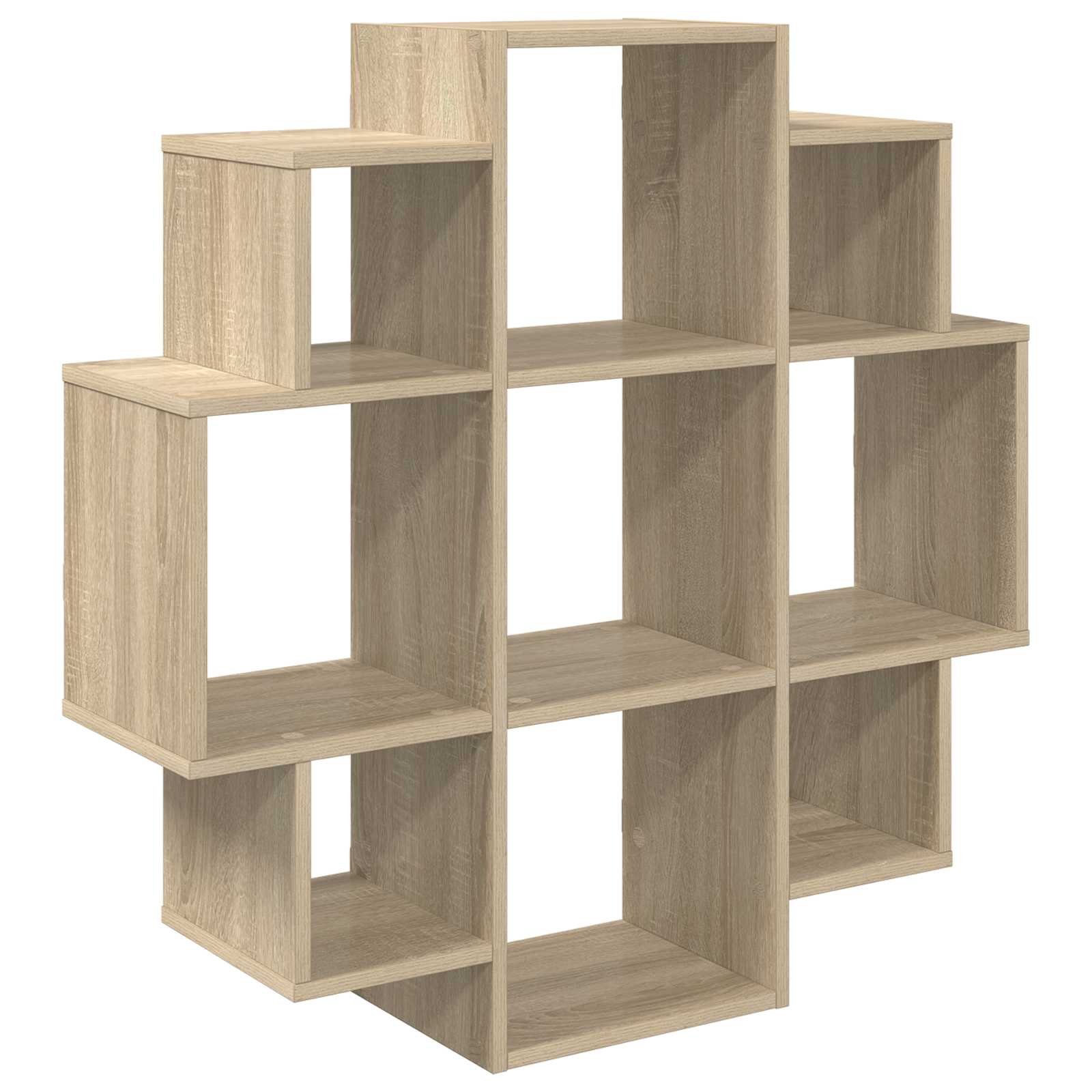 Wandplank Sonoma Eiken 90 x 25 x 90 cm Bewerkt hout